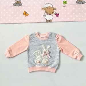 Bluza króliczki dla dziewczynki 56-92 cm