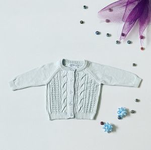 Sweterek Sisi niebieski dla dziewczynki 56-92 cm