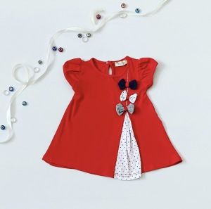 Sukienka kokardki dla dziewczynki 56-92 cm