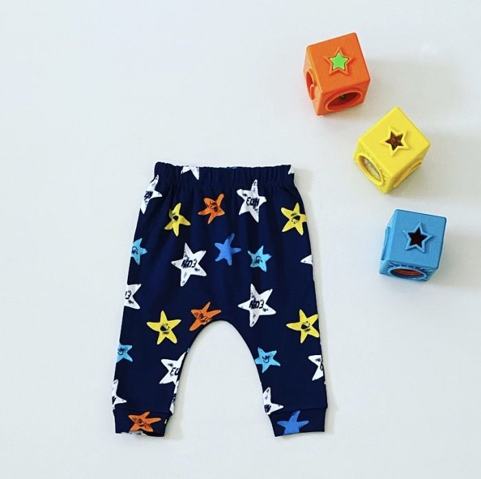 Spodnie blue stars dla chłopczyka 56-92 cm