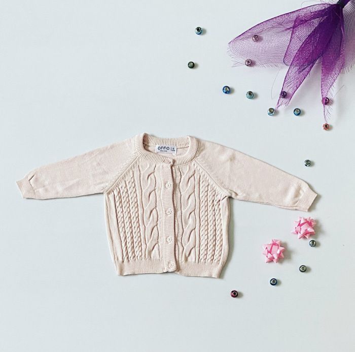 Sweterek Sisi różowy dla dziewczynki 56-92 cm