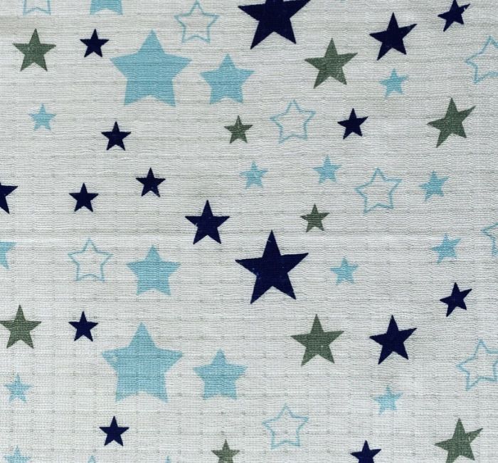 Pieluszka tetra - blue star