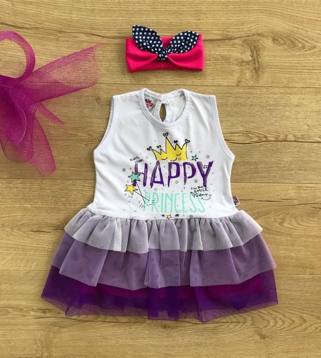 Sukienka "Happy Princess" dla dziewczynki 56-92 cm
