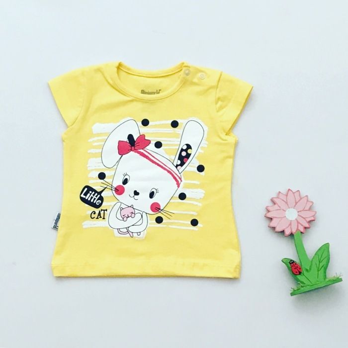 T-shirt little cat dla dziewczynki 56-92 cm
