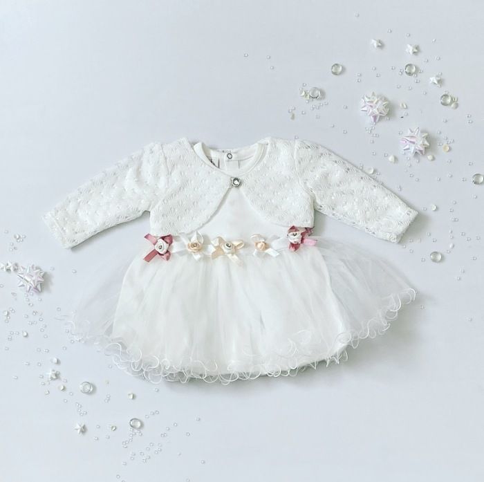Sukienka White II dla dziewczynki 56-92 cm